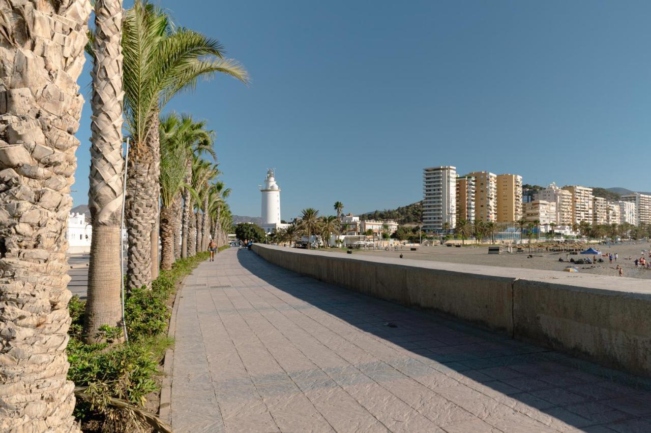 Beach Studio Apartment Playa Malagueta Málaga Extérieur photo